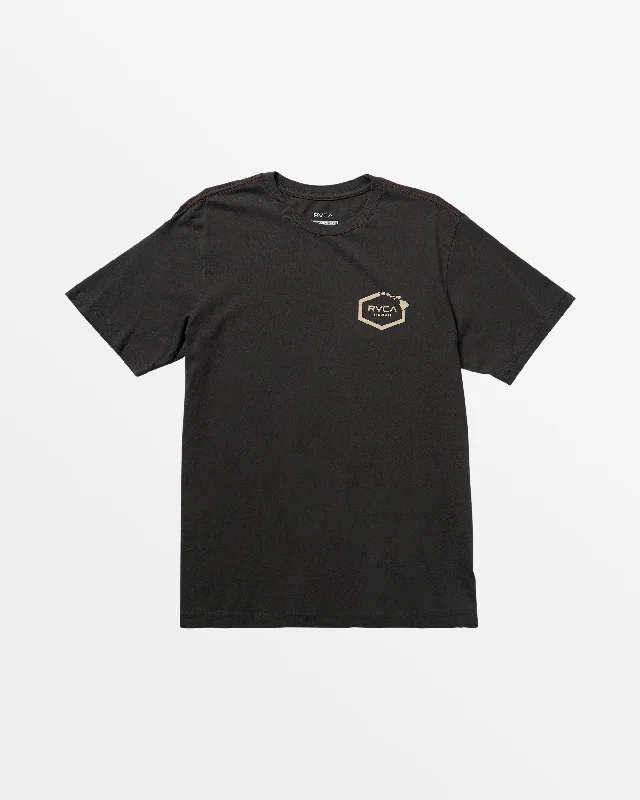 Island Hex Tee - Pirate Black