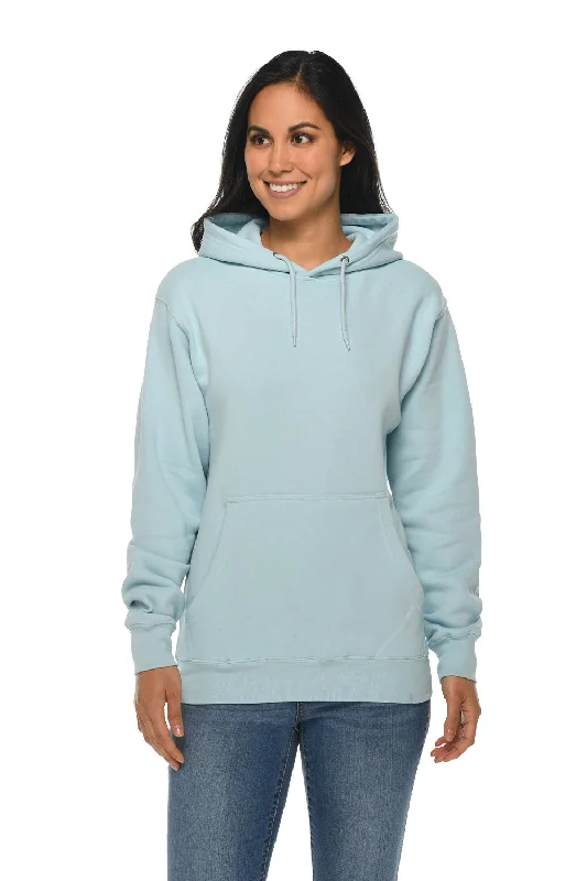 Lane Seven Mens Premium Hooded Sweatshirt Hoodie w/ Pouch Pocket - Mist Blue