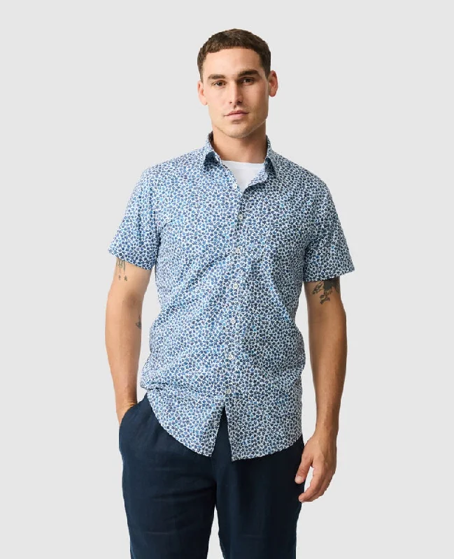 Portage Sports Fit Shirt - Bluebell