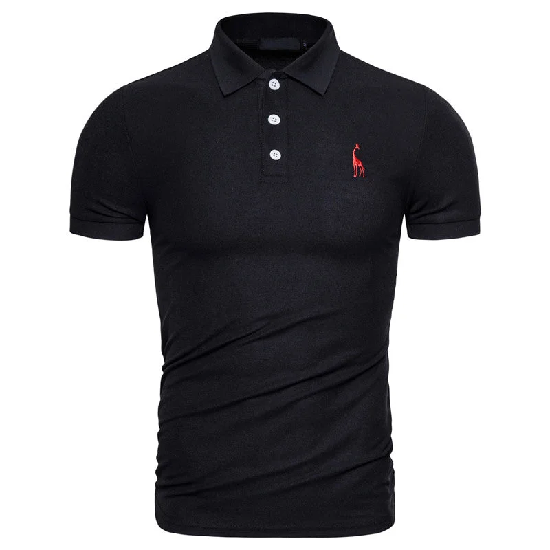 Men Solid Casual 100% Cotton Polo Shirt