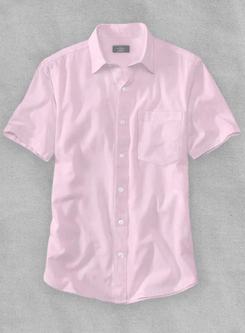 Giza Light Pink Cotton Shirt