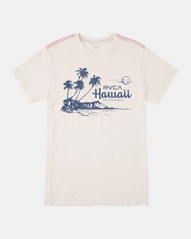 Luau Vista Tee - Antique White