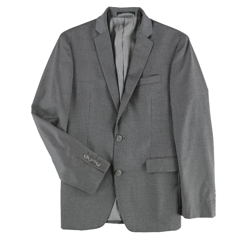 Bar Iii Mens Pindot Two Button Blazer Jacket