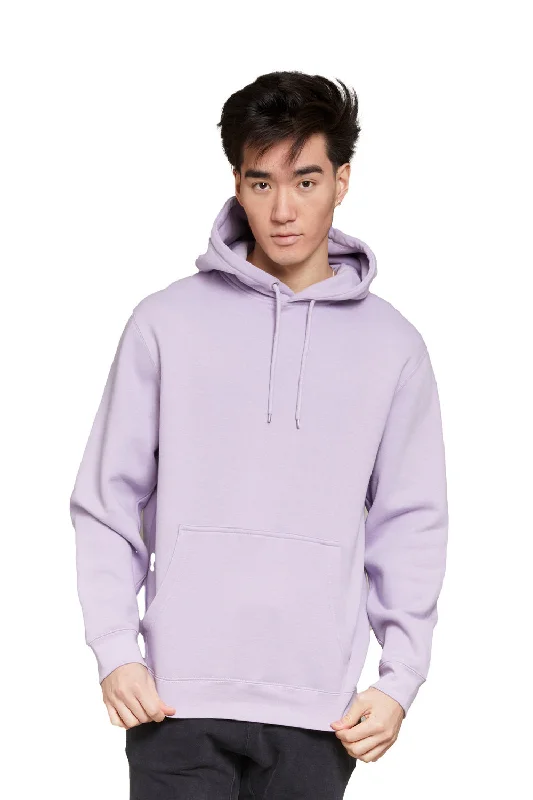 Lane Seven Mens Premium Hooded Sweatshirt Hoodie w/ Pouch Pocket - Lilac Purple