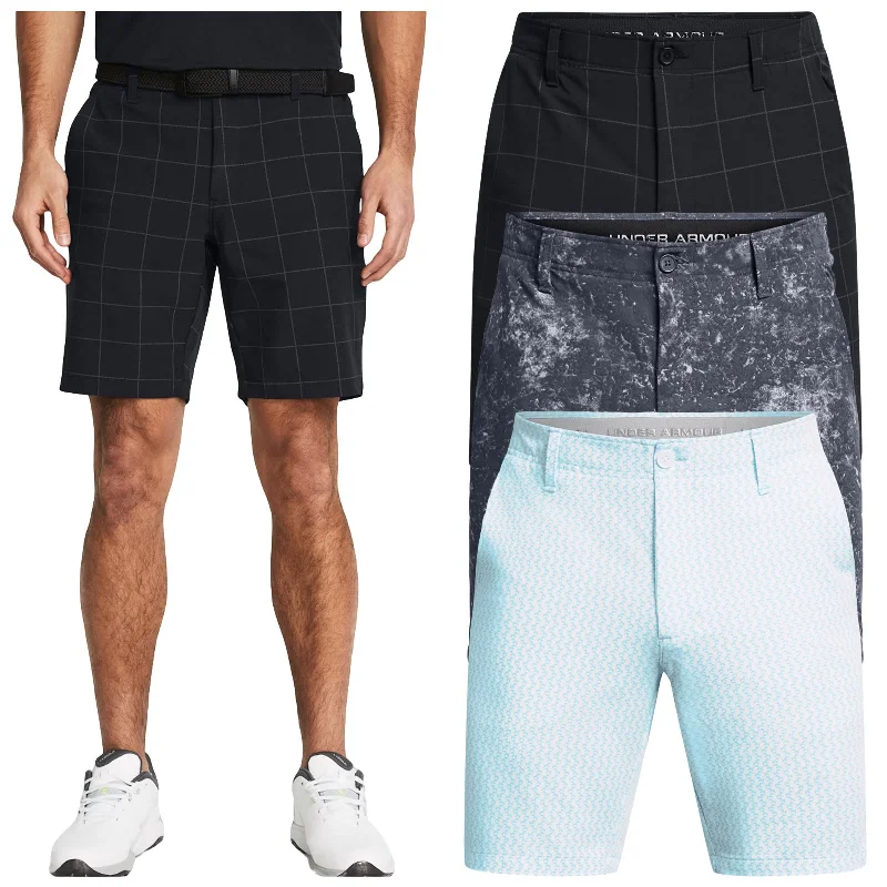 Under Armour Mens Drive Printed Tapered Shorts