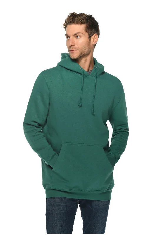 Lane Seven Mens Hooded Sweatshirt Hoodie w/ Pouch Pocket - Teal Green