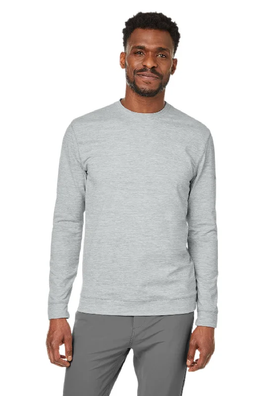 Puma Mens Cloudspun Moisture Wicking Crewneck Sweatshirt - High Rise Grey