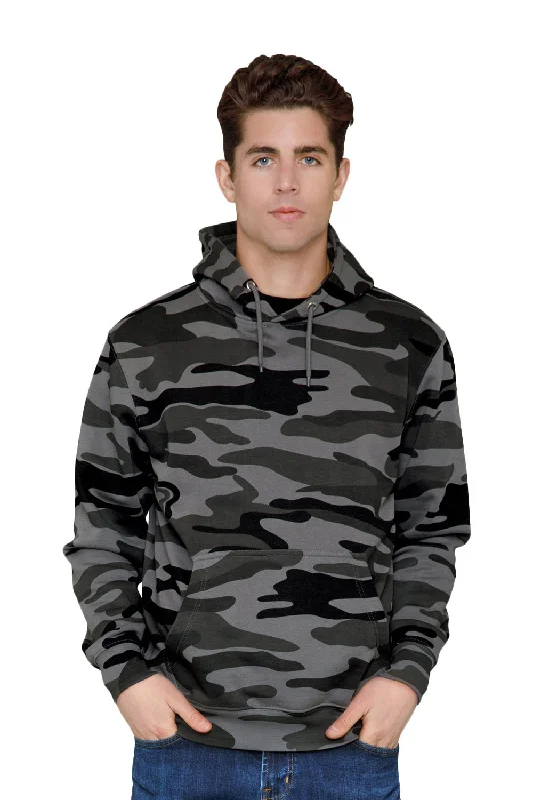 Lane Seven Mens Premium Hooded Sweatshirt Hoodie w/ Pouch Pocket - Slate Camo