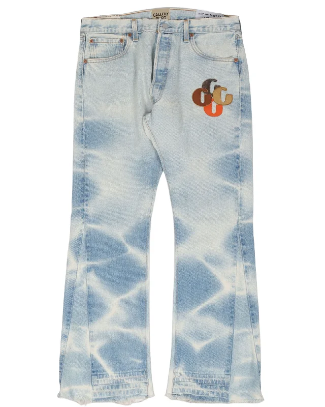 Comfort Clothes G's Light Wash Denim Flare Jeans