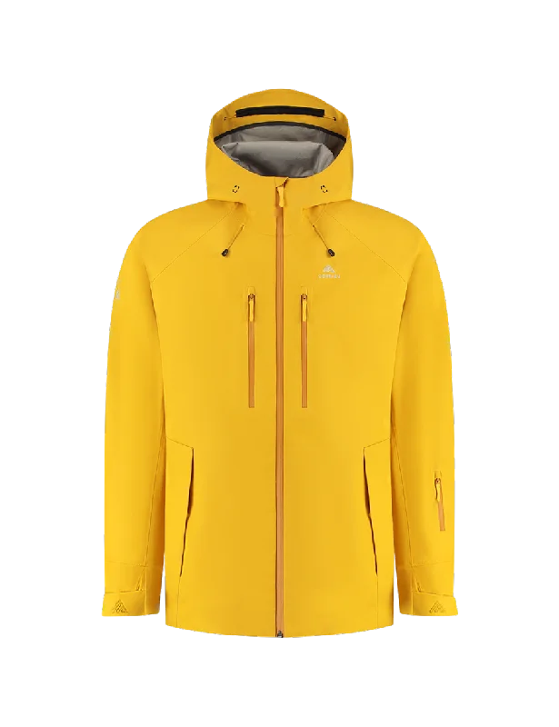 Comfort Clothes Mountain Hardshell Jacket 7M Yellow | Men