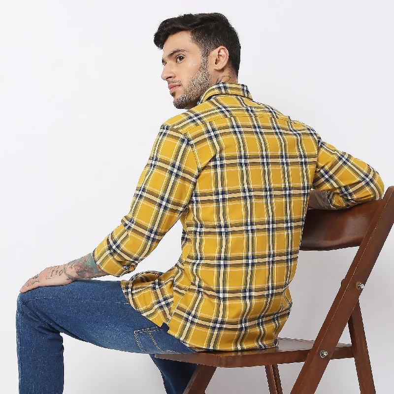 Regular Fit Checkered Shirt