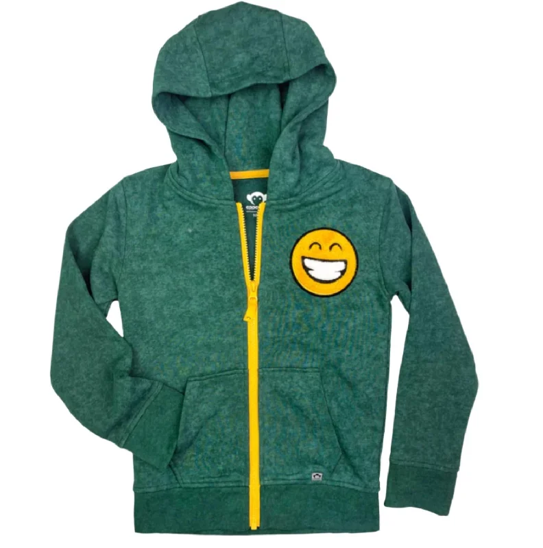 Boy's Strivers Hoodie In Dark Green