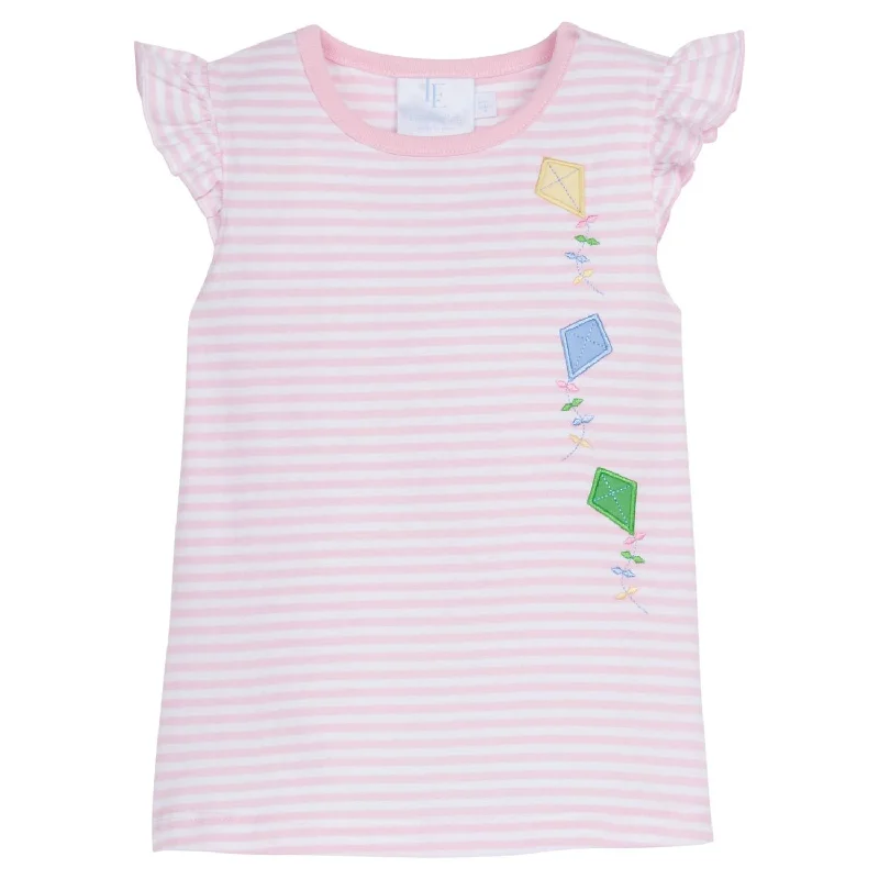 Girl's Applique Tilly Tank In Kite