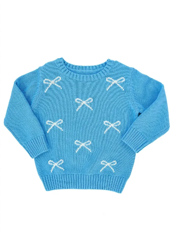 Girls' Bows Sarah Sweater In Blue