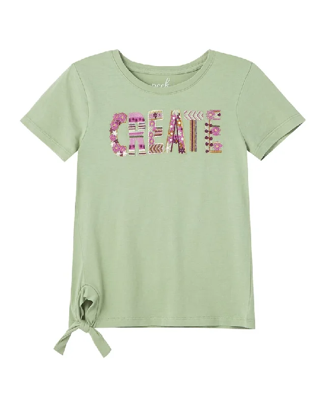 Peek Kids Zuri Create Knot Front T-Shirt