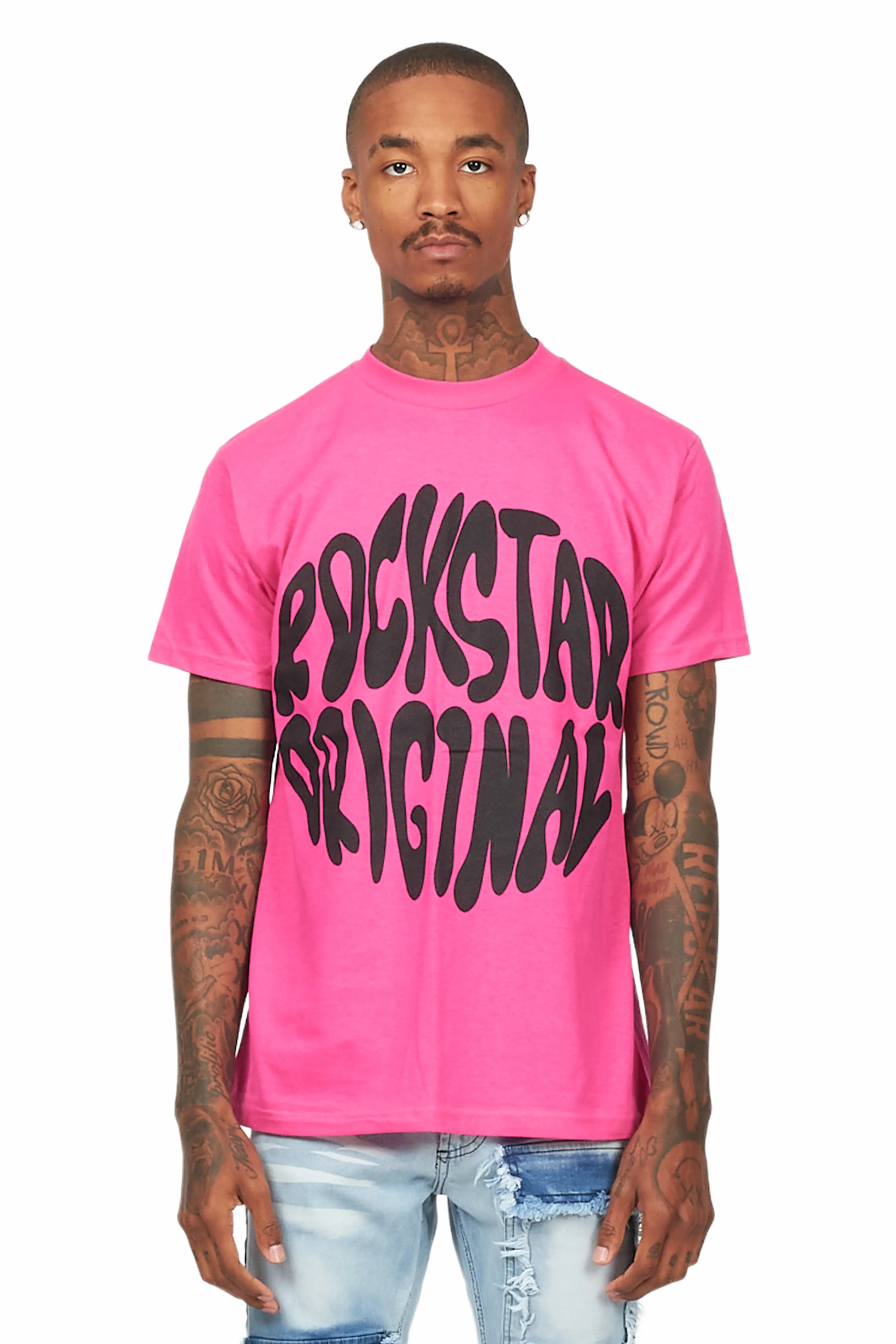 Thierry Fuchsia Graphic T-Shirt