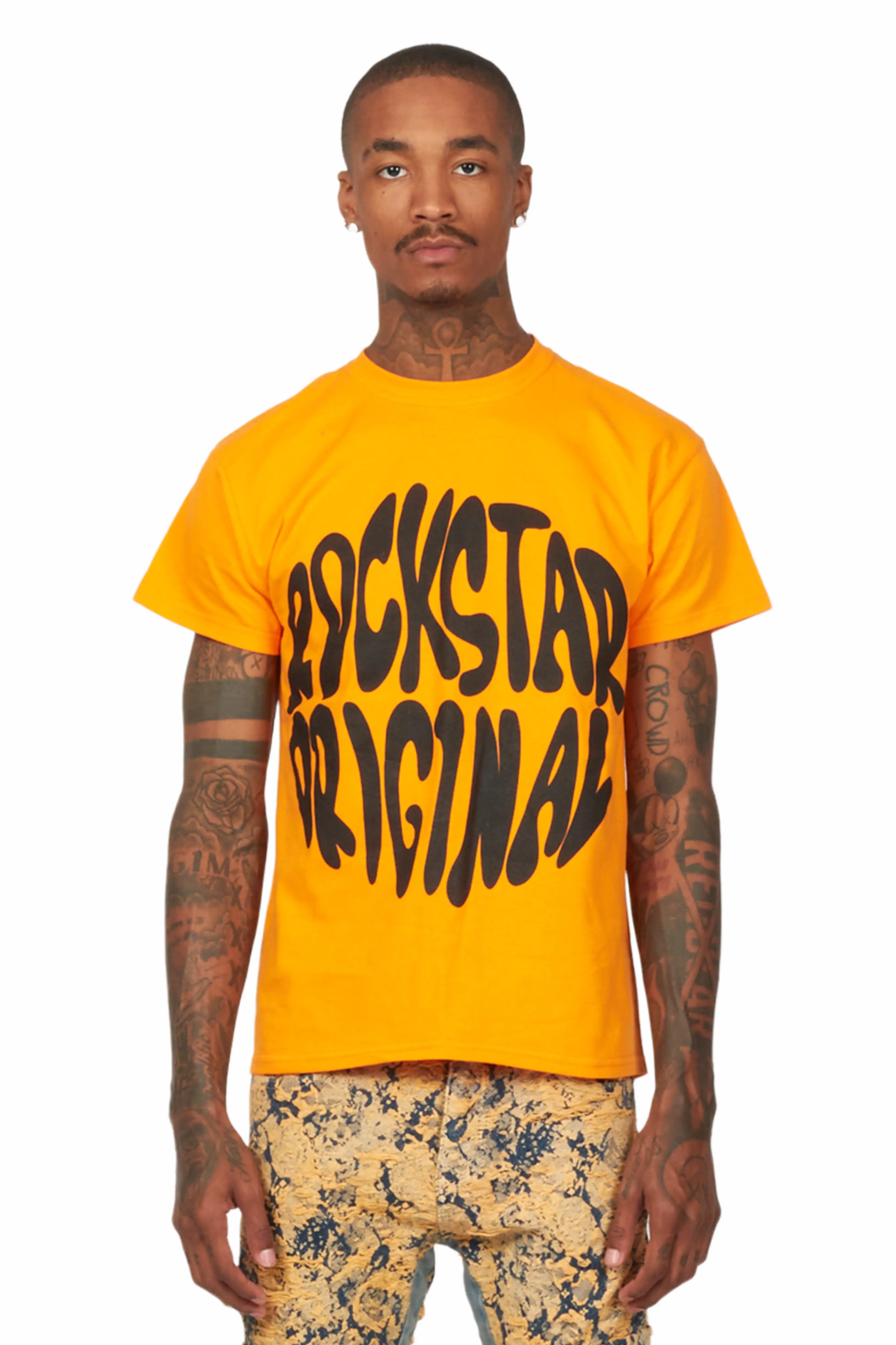 Thierry Orange Graphic T-Shirt