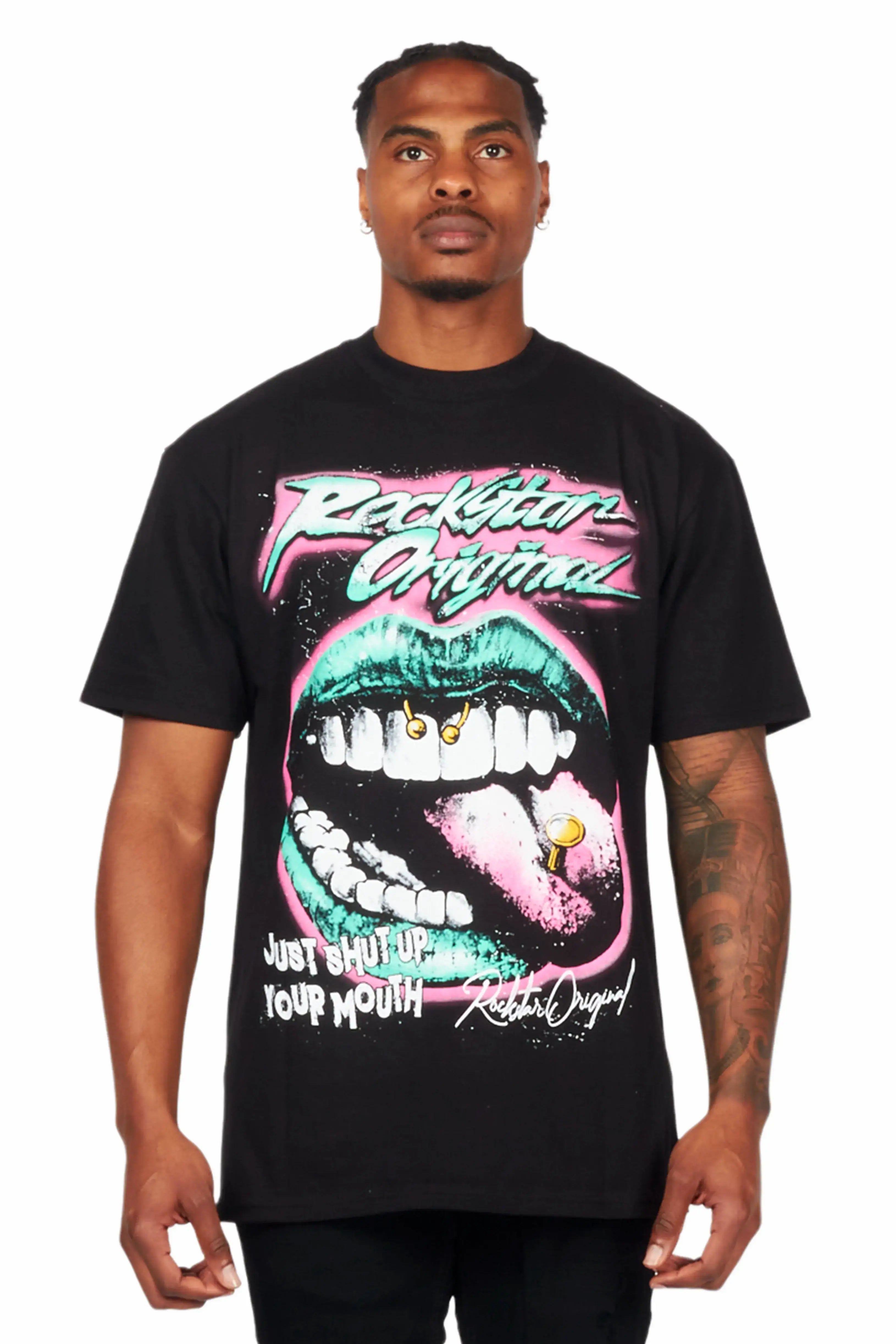 Psycho Black Graphic T-Shirt